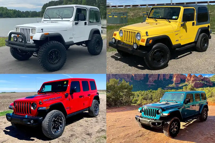 Types Of Jeep Wranglers