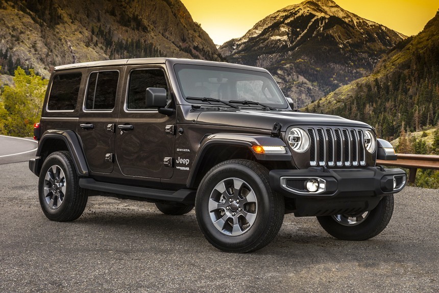 Where is the Auxiliary Battery on a Jeep Wrangler?